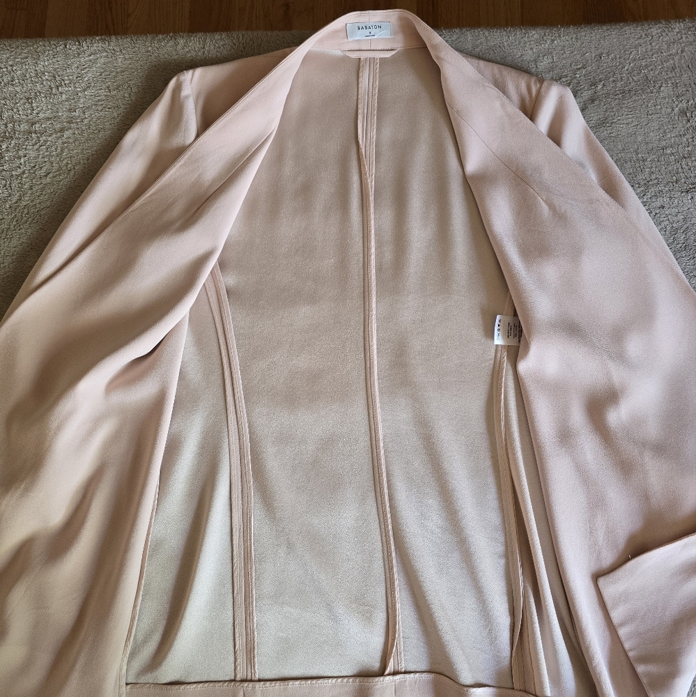 Aritzia Babaton Power Hip Blazer Peach size 8 - Picture 8 of 12